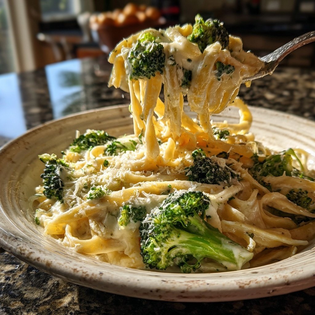 Pasta Mit Brokkoli Und Sahnesauce