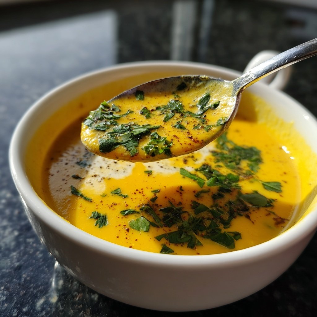 Blumenkohlsuppe mit Kurkuma