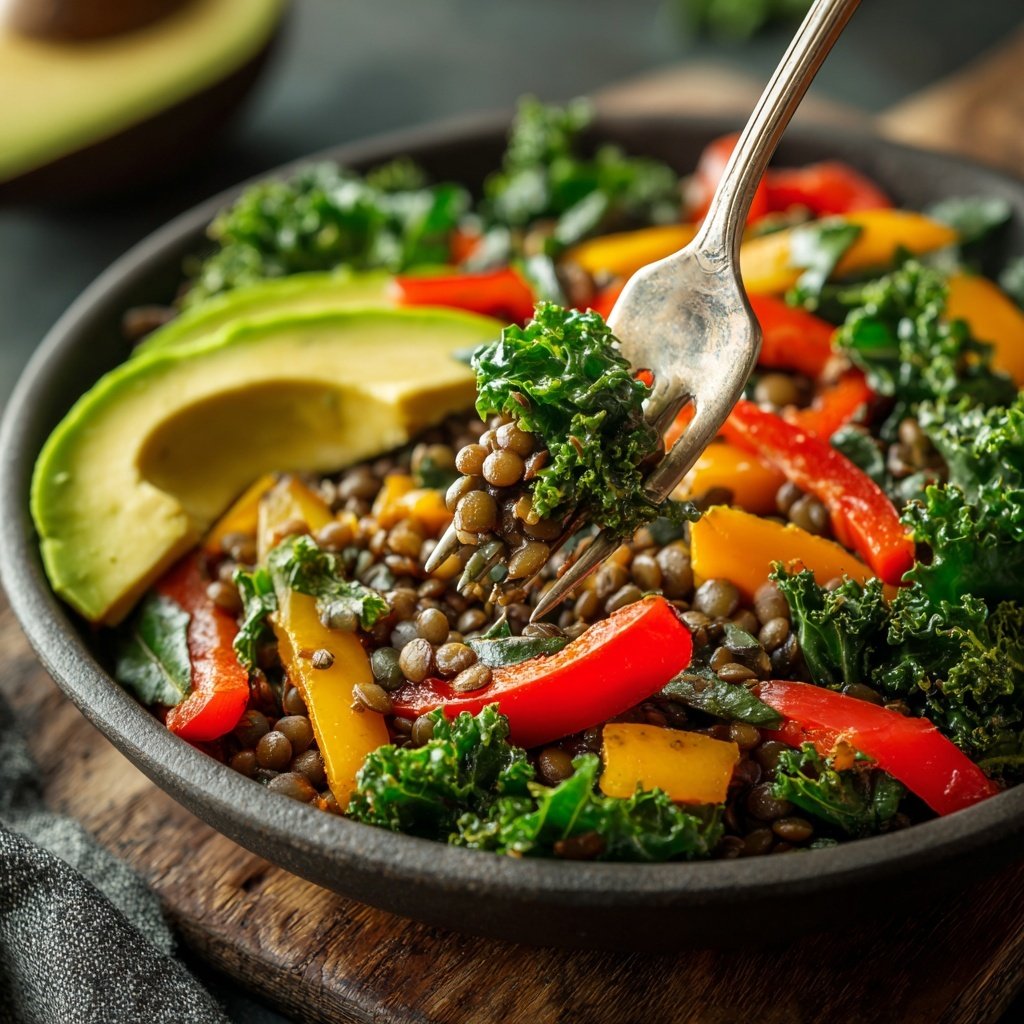 Buddha Bowl mit Linsen