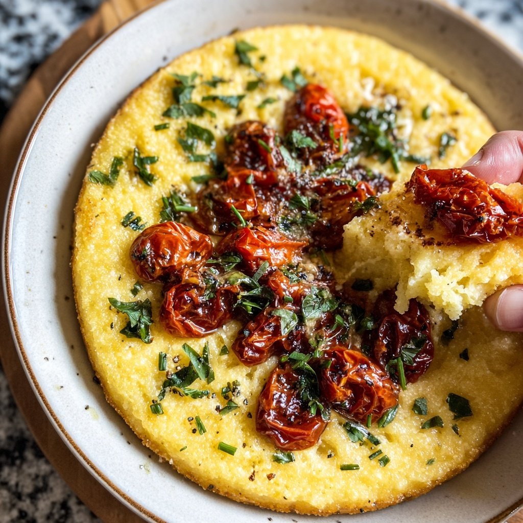 Polenta mit Ofentomaten