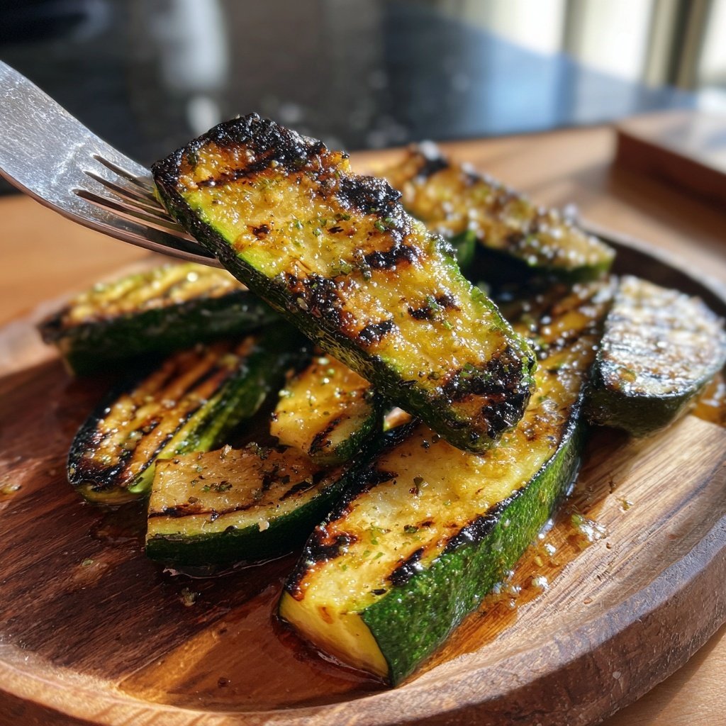 Gegrillte Zucchini Scheiben
