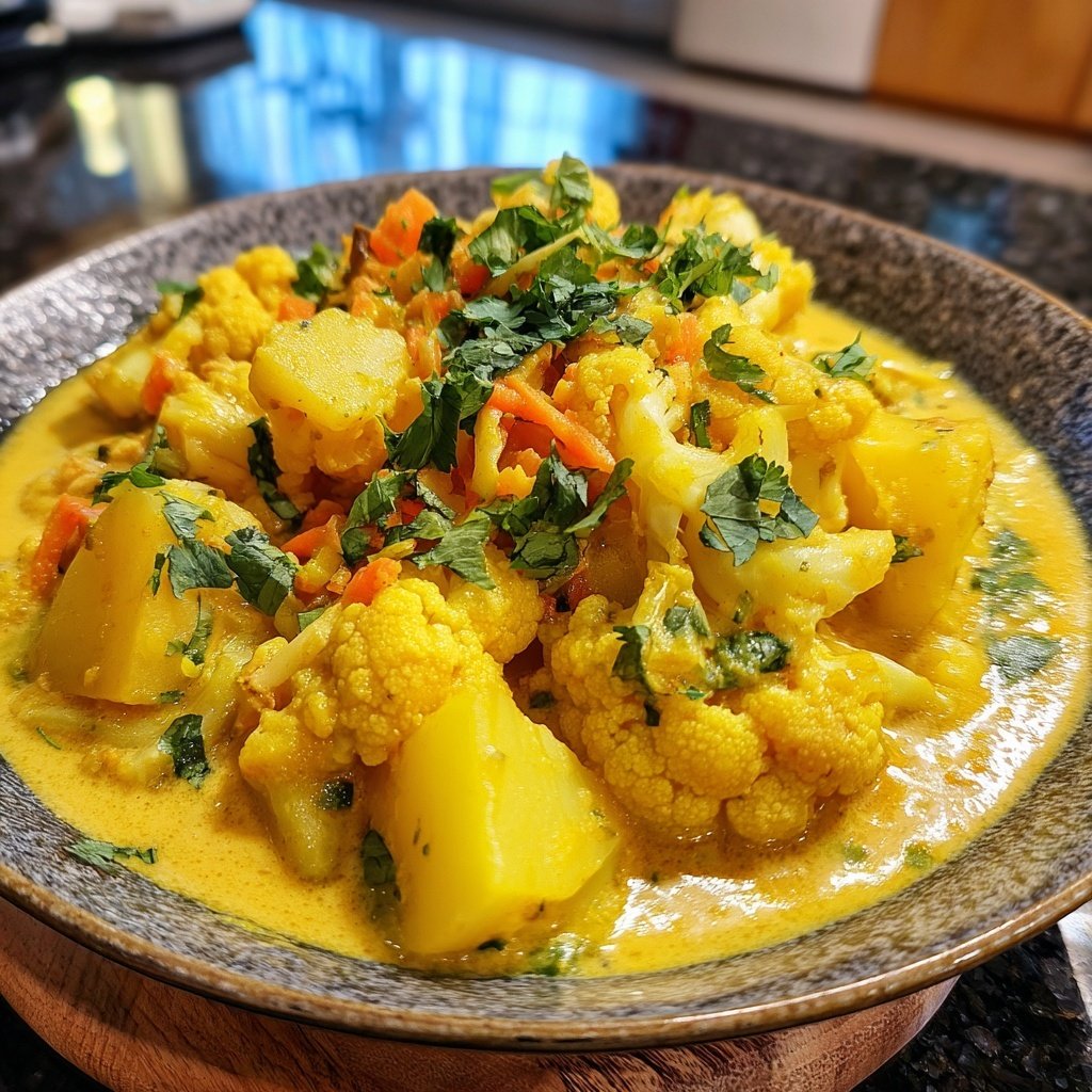 Kartoffel Blumenkohl Curry Mild