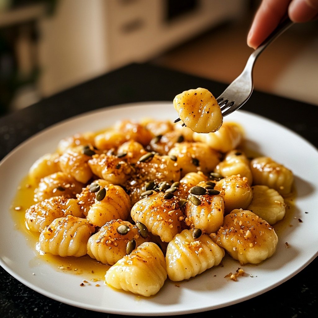 Gnocchi mit Kürbissauce