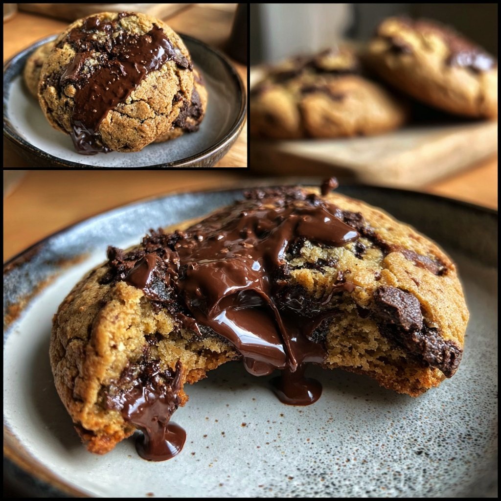 Cookies mit dunkler Schokolade