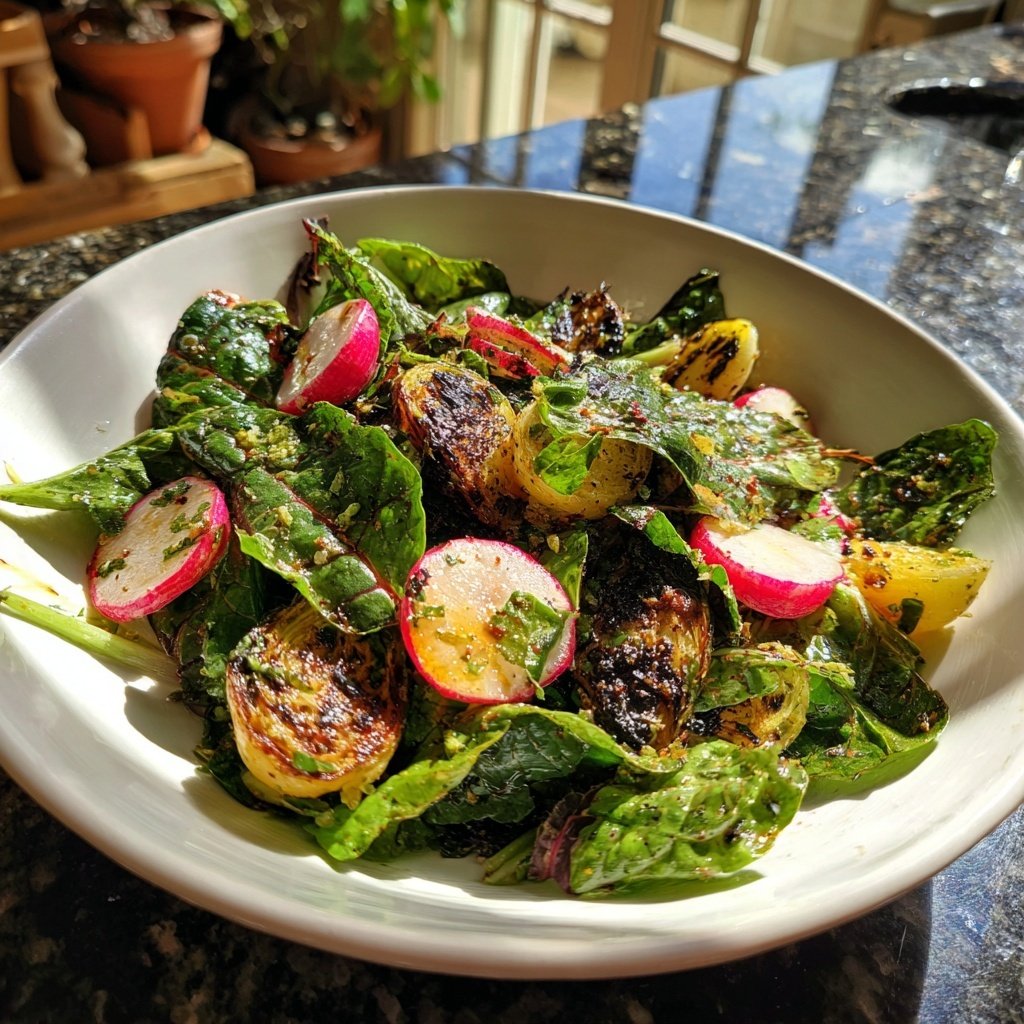 Grill Beilagen Salat Mit Radieschen